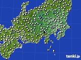 関東・甲信地方のアメダス実況(気温)(2024年04月05日)