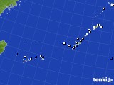 沖縄地方のアメダス実況(風向・風速)(2024年04月05日)