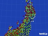 2024年04月06日の東北地方のアメダス(日照時間)