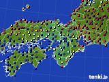 2024年04月06日の近畿地方のアメダス(日照時間)