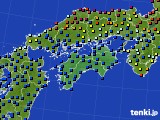 2024年04月06日の四国地方のアメダス(日照時間)