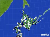 2024年04月06日の北海道地方のアメダス(風向・風速)