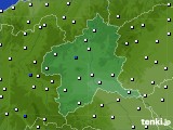 2024年04月06日の群馬県のアメダス(風向・風速)