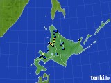 北海道地方のアメダス実況(積雪深)(2024年04月07日)