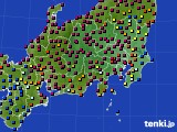 関東・甲信地方のアメダス実況(日照時間)(2024年04月07日)