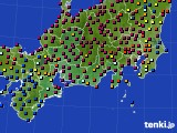 2024年04月07日の東海地方のアメダス(日照時間)