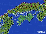 四国地方のアメダス実況(日照時間)(2024年04月07日)