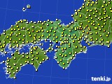 近畿地方のアメダス実況(気温)(2024年04月07日)