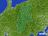 長野県のアメダス実況(気温)(2024年04月07日)
