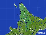 2024年04月07日の道北のアメダス(風向・風速)