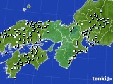 近畿地方のアメダス実況(降水量)(2024年04月08日)