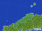 島根県のアメダス実況(降水量)(2024年04月08日)