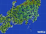 関東・甲信地方のアメダス実況(日照時間)(2024年04月08日)