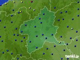 2024年04月08日の群馬県のアメダス(日照時間)