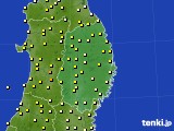 岩手県のアメダス実況(気温)(2024年04月08日)