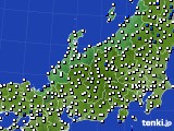 2024年04月08日の北陸地方のアメダス(風向・風速)