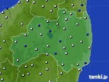 福島県のアメダス実況(風向・風速)(2024年04月08日)