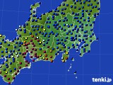2024年04月09日の関東・甲信地方のアメダス(日照時間)