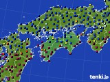 2024年04月09日の四国地方のアメダス(日照時間)