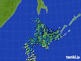 北海道地方のアメダス実況(気温)(2024年04月09日)