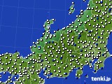 北陸地方のアメダス実況(風向・風速)(2024年04月10日)