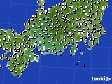 東海地方のアメダス実況(風向・風速)(2024年04月10日)