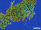 2024年04月11日の関東・甲信地方のアメダス(日照時間)
