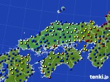中国地方のアメダス実況(日照時間)(2024年04月11日)