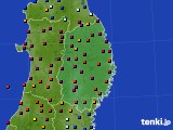 岩手県のアメダス実況(日照時間)(2024年04月11日)