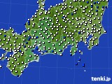 東海地方のアメダス実況(風向・風速)(2024年04月11日)