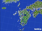 2024年04月11日の九州地方のアメダス(風向・風速)