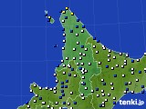 2024年04月11日の道北のアメダス(風向・風速)