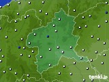 2024年04月11日の群馬県のアメダス(風向・風速)