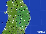 2024年04月11日の岩手県のアメダス(風向・風速)