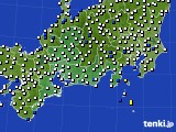 東海地方のアメダス実況(風向・風速)(2024年04月12日)