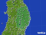 岩手県のアメダス実況(風向・風速)(2024年04月12日)