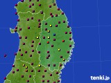 岩手県のアメダス実況(日照時間)(2024年04月13日)