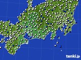 東海地方のアメダス実況(風向・風速)(2024年04月13日)