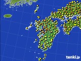 九州地方のアメダス実況(気温)(2024年04月14日)