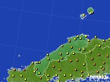 2024年04月14日の島根県のアメダス(気温)