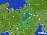 滋賀県のアメダス実況(風向・風速)(2024年04月14日)