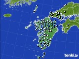 九州地方のアメダス実況(降水量)(2024年04月15日)