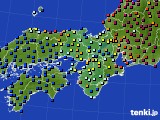 近畿地方のアメダス実況(日照時間)(2024年04月15日)