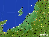 新潟県のアメダス実況(気温)(2024年04月15日)