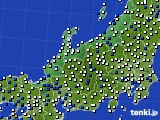 北陸地方のアメダス実況(風向・風速)(2024年04月15日)