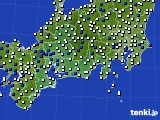 2024年04月15日の東海地方のアメダス(風向・風速)