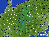 長野県のアメダス実況(風向・風速)(2024年04月15日)