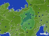 2024年04月15日の滋賀県のアメダス(風向・風速)