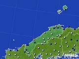 島根県のアメダス実況(風向・風速)(2024年04月15日)