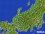 北陸地方のアメダス実況(気温)(2024年04月16日)